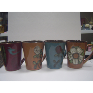 Ceramic Glazed Mug with Different Glazing